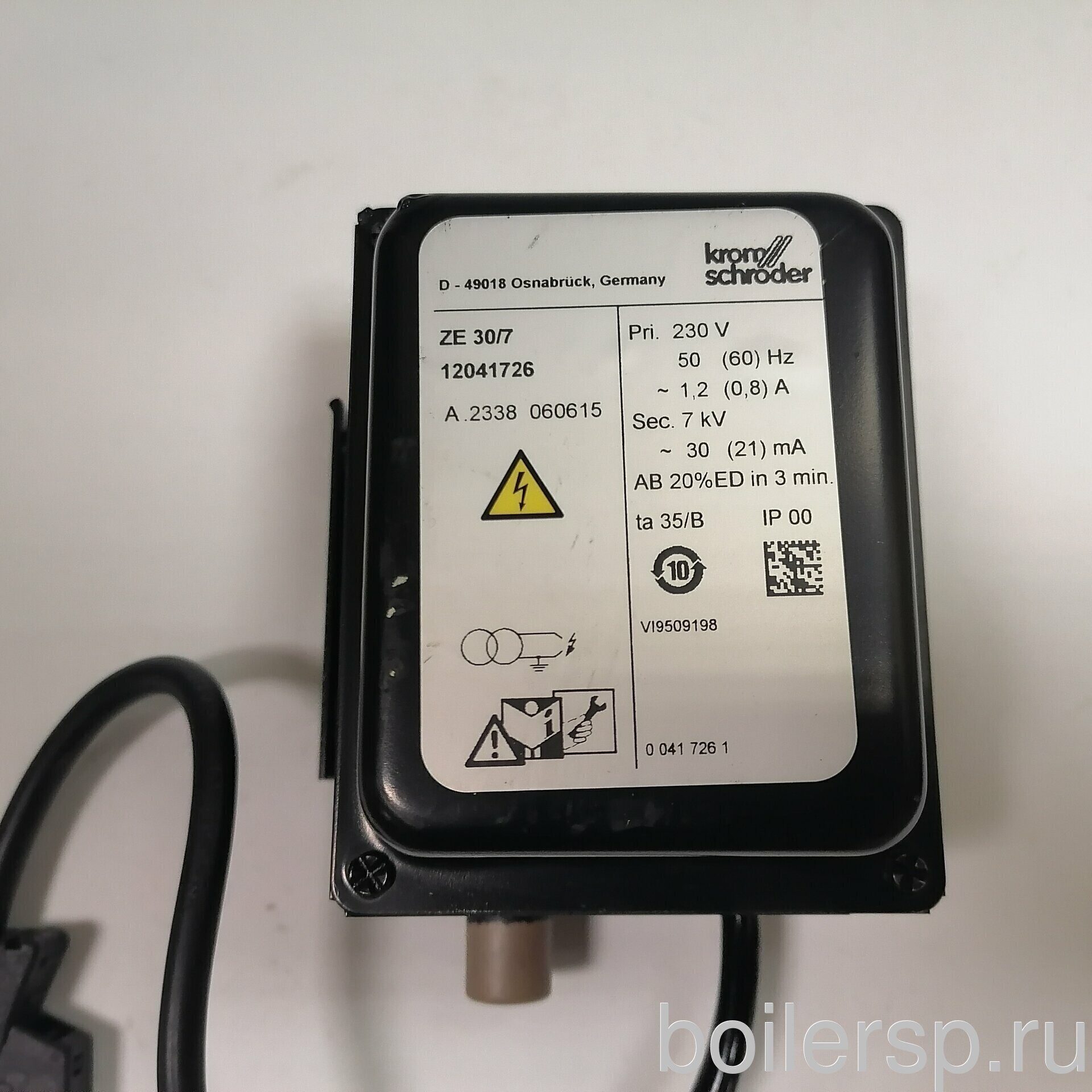 Viessmann 7813514 Запальный трансформатор (старый артикул 7273127) в  интернет-магазине BoilerSP.ru (915) 481-31-32