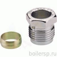 Концовка JAGA для медной и стальной трубы 1/2" x 10/1