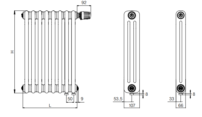 Радиатор Zehnder STOCK Completto C3057/24/V001/RAL 9217 - выгодная цена, отзывы,